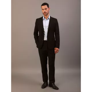 Costume Masculino Essentials Slim Abotoamento Simples Calvin Klein - Preto em Oferta na Shopee