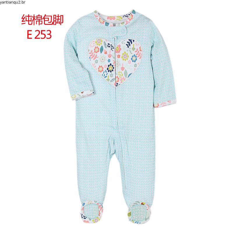 Carter Recém-Nascido Meninos E Meninas Fato De Banho Com Zíper Manga Longa 100 % Algodão Padrão De Desenho Animado 0-12M em Oferta na Shopee