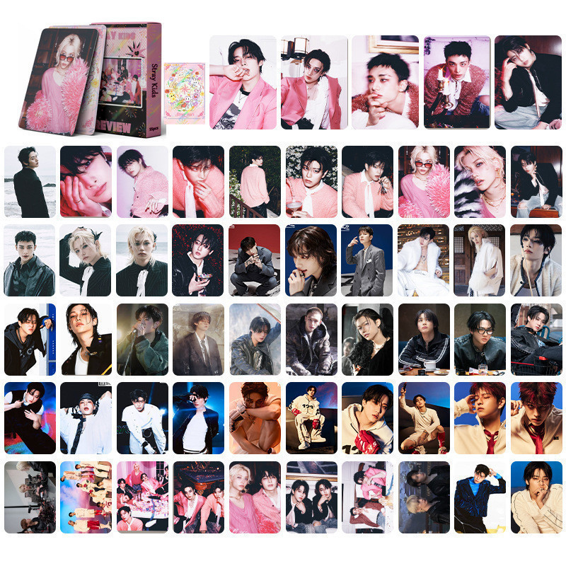 55pcs STRAY KIDS SKZ HOP Lomo Cartões ATE Perder My Breath Magic