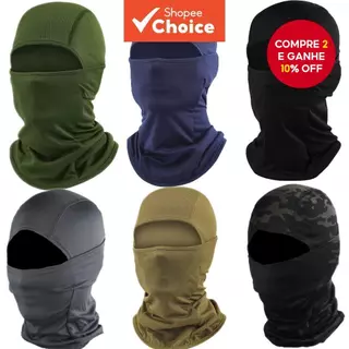Balaclava Verde Máscara Facial Bandana Capuz Para Ciclismo Esqui Caça em Oferta na Shopee