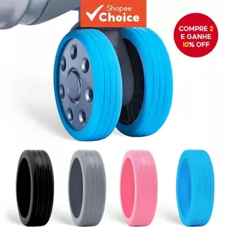 8 Capas Para Rodas De Bagagem De PC : Protetores De Borracha Silenciosos Viagens Suaves , Antiderrapantes E Resistentes em Oferta na Shopee