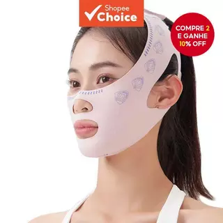 Máscara Reafirmante V-Lift Para Modelagem Facial Com Bandagem-Dobra Nasolabial E Levantamento De Queixo Duplo Dia Noite em Oferta na Shopee