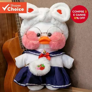 Brinquedo De Pelúcia De Pato Com Ácido Hialurônico , Patos Lalafanfan Amarelos-Boneca Famosa Do Café Mimi Da Internet em Oferta na Shopee