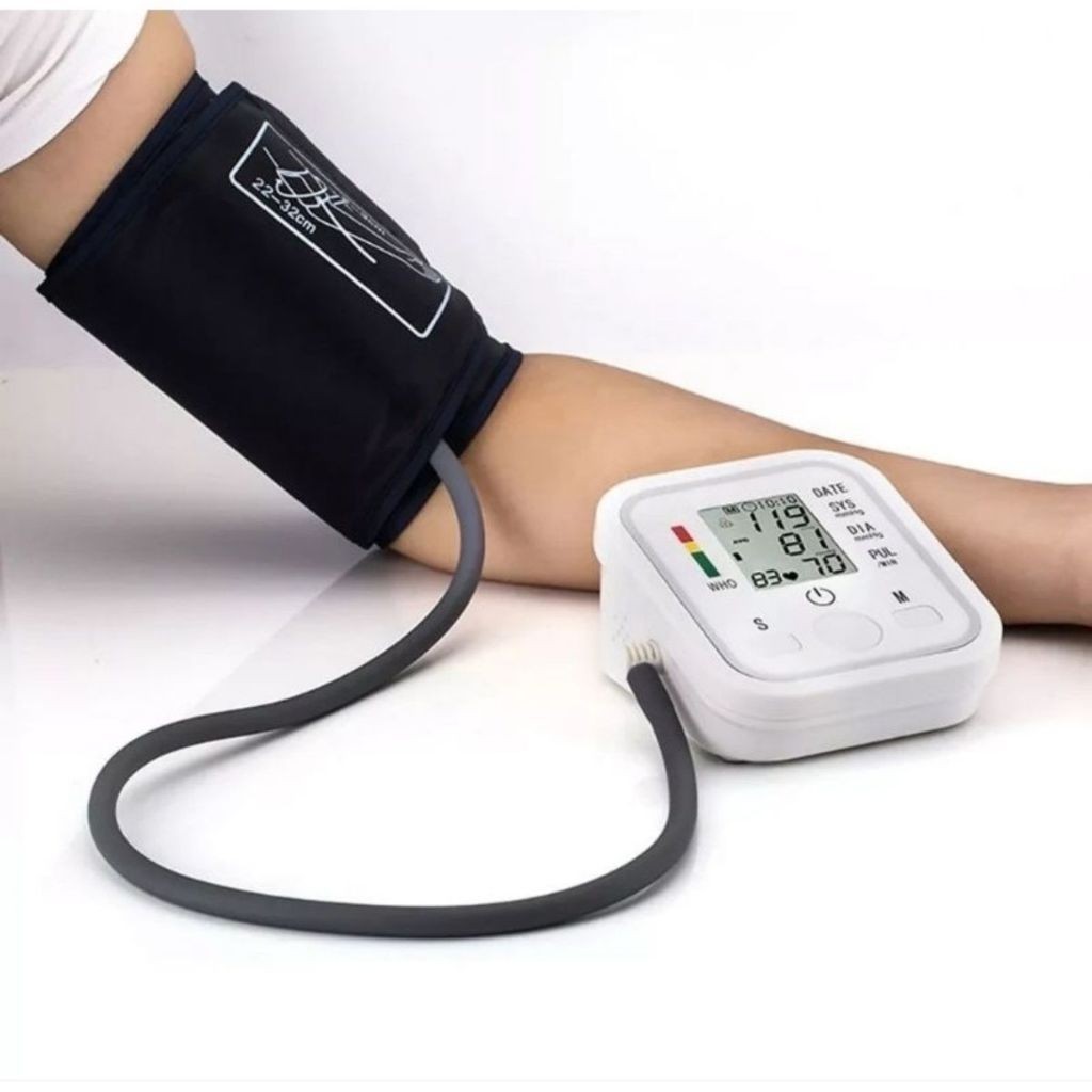 Aparelho Medidor De Pressão Arterial Digital De Braço | Shopee Brasil