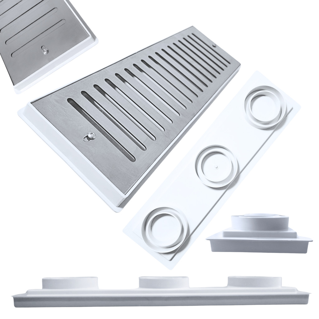 Ralo Inox Abre Fecha para Laje 15x50 Quintal Varanda Sacada Anti Inseto ...