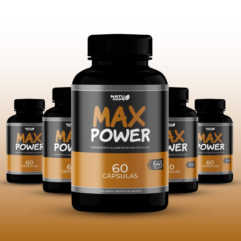 Leve 5 Pague 3 Un Max Power: 300 Cápsulas Energia e Força Máxima
