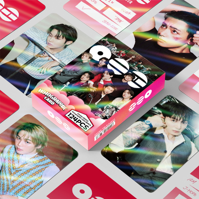 124 Pçs/Caixa BTS Photocards ARIRANG Cartão LOMO Holográfico KPOP