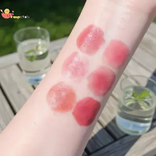 EMCH > Gege Bear Lip Tint De Longa Duração Com Brilho De Água-Transferência , Hidratante Para Aparência Natural E Uso O em Oferta na Shopee
