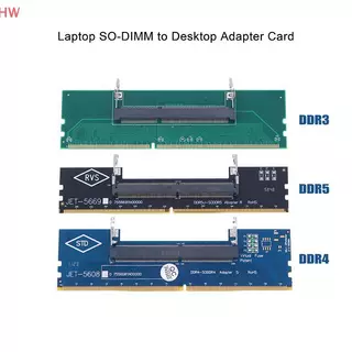 DDR3 DDR4 DDR5 Laptop SO-DIMM Para Adaptador De Mesa Conversor De Cartão Conector De Memória RAM
