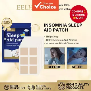 Patch de Sono para Insônia, Auxílio para Dormir, 48 unidades, Alivia Ansiedade, Estresse, Adesivo para Dormir, Insônia, em Oferta na Shopee