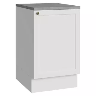 Balcão de Cozinha 50cm 1 Porta Branco Vik Madesa em Oferta na Shopee