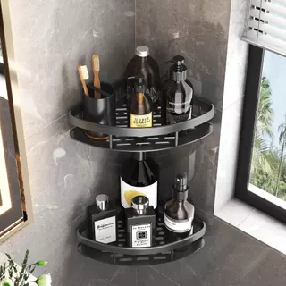 Prateleiras de Canto para Banheiro Porta Shampoo Sabonete Box Organizador Parede em Oferta na Shopee