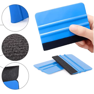 3 espátulas com feltro anti risco para envelopamento de adesivo