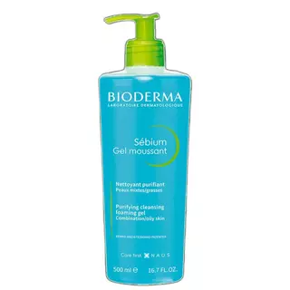 Bioderma Sébium Gel Moussant Gel de Limpeza Antioleosidade de Alta Tolerância 500ml em Oferta na Shopee