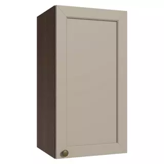 Armário Aéreo 35 cm 1 Porta Rustic/Crema Vik Madesa em Oferta na Shopee