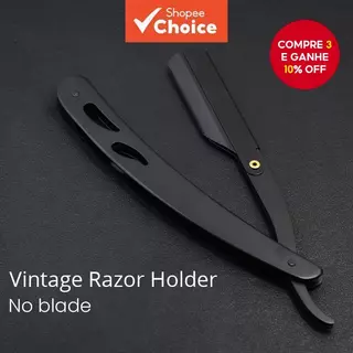 Barbeador Profissional Colorido com Lâmina Afiada em Aço Inoxidável - Navalha Dobrável para Barba em Oferta na Shopee