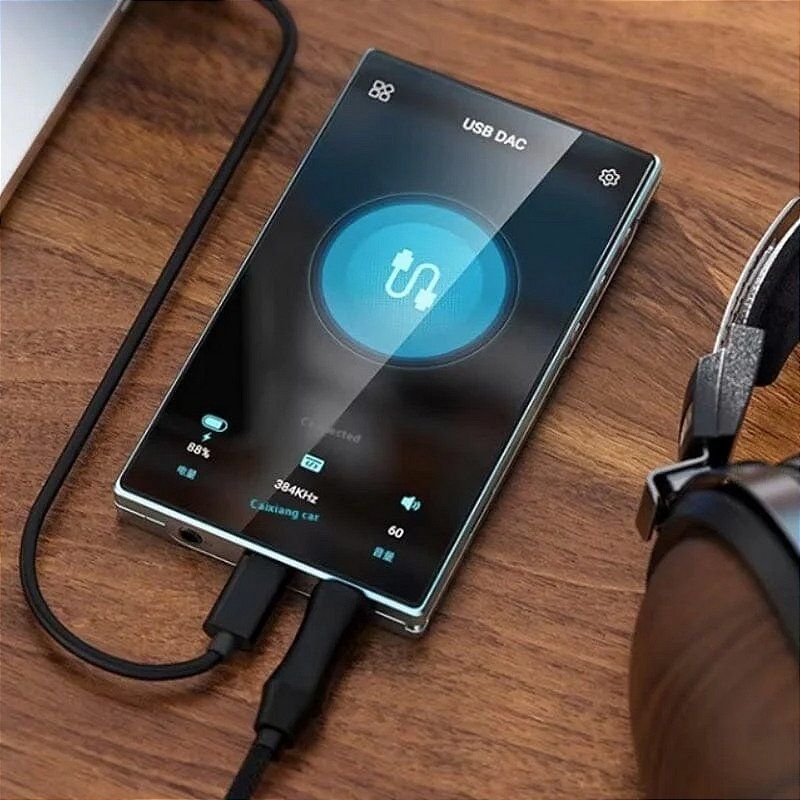 Media Player de Áudio DAP Fiio JM21 Preto - DAC / Amplificador de