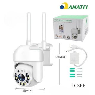 Câmera de Segurança Wi-Fi 2.4G Inteligente ICSEE com Visão Noturna HD jehnny