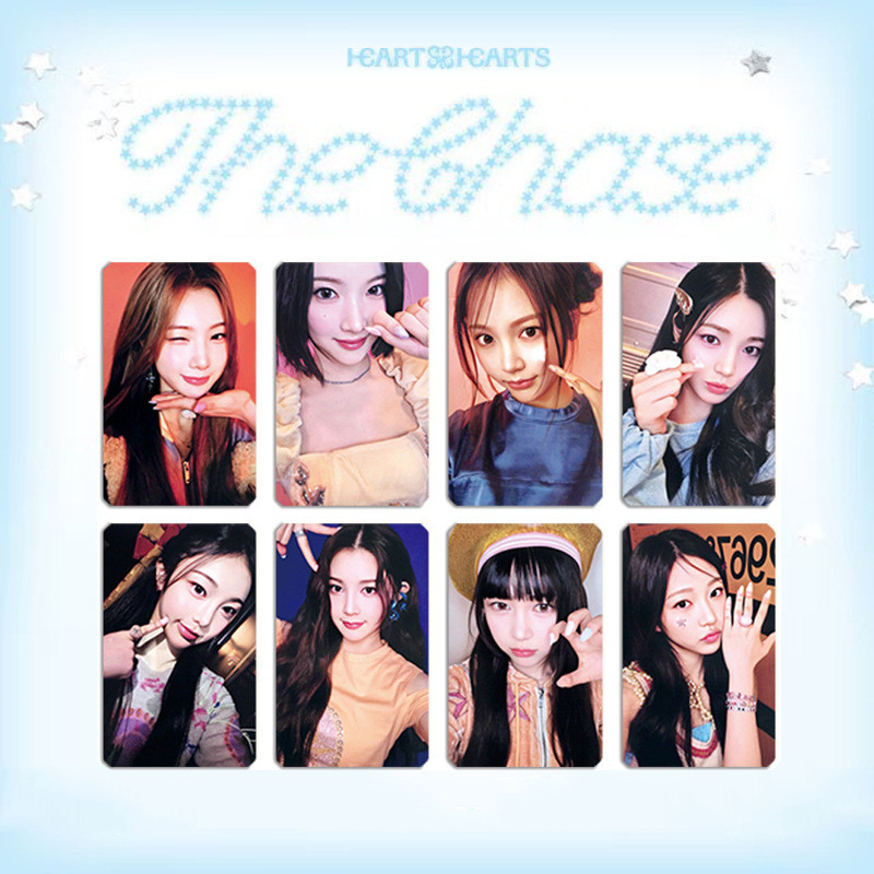 2-50pcs H2H Hearts2Hearts FOCUS Lightstick Chaveiro Lomo Cards The