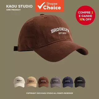 Boné De Beisebol Retrô Brooklyn Bordado Estilo Rua Unissex Algodão Macio Lavado Para Uso Diário em Oferta na Shopee