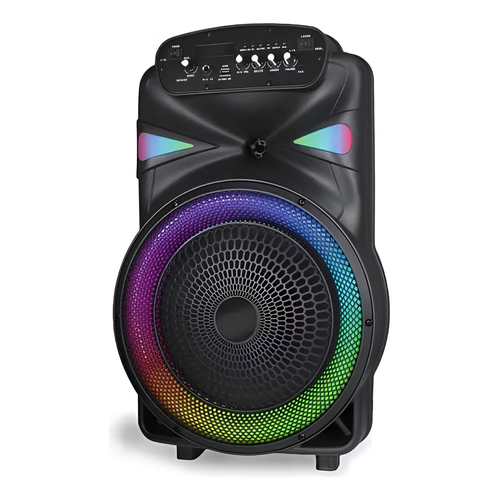 Caixa de Som Bluetooth 12 Polegadas Potente Grave Forte LED RGB Bivolt ...