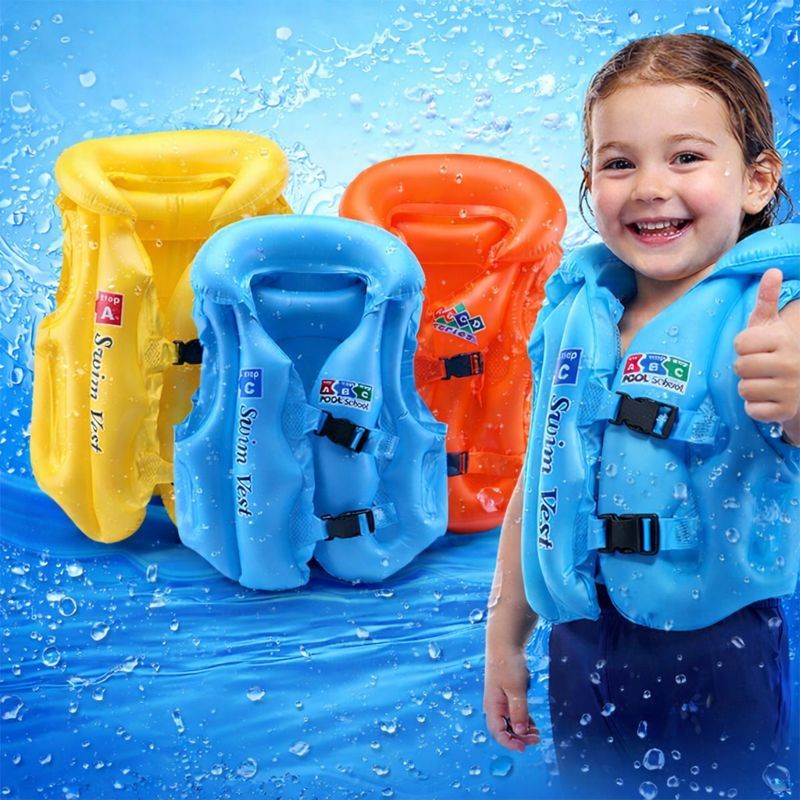 Boia Colete Salva-Vidas Infantil Flutuador Até 50kg Kids - Segurança para Piscina e Praia (Várias cores)) | Shopee Brasil