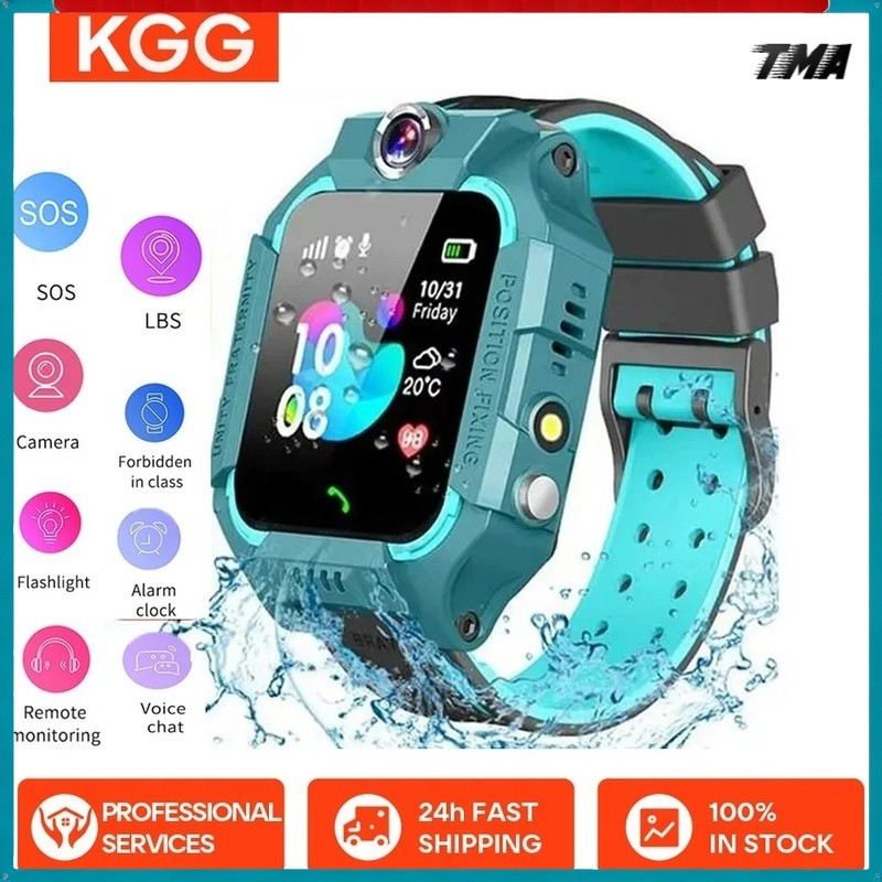 Smartwatch Infantil com GPS e Botão SOS | Relógio Telefone para ...
