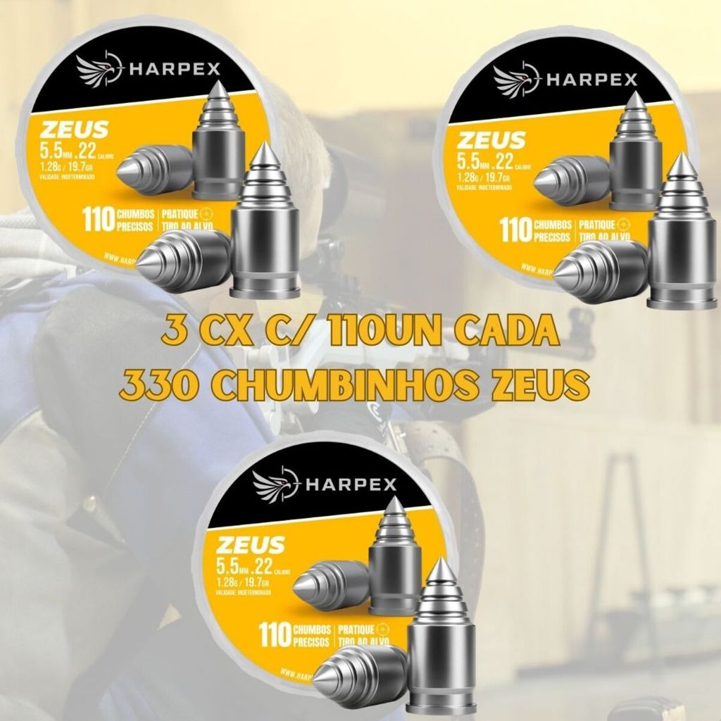 Chumbo Carabina 5.5 Rifle Destroyer Field 125 Unidades em Promoção