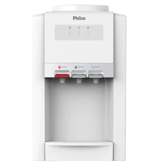 Bebedouro de mesa 3 em 1 Água Quente Natural e Gelada - PBE07CBQF Philco em Oferta na Shopee