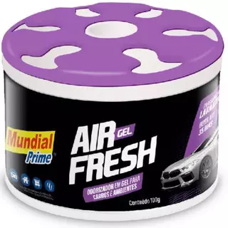 Aromatizante cheirinho em gel para carros 100g Lavanda - PT2500004 - Mundial Prime em Oferta na Shopee