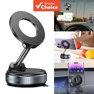 Suporte Magnético de Adsorção a Vácuo 360° Rotativo e Estável para Painel de Carro