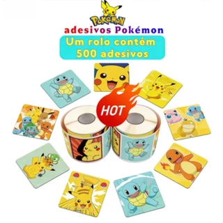 Adesivos Pokémon 500 Peças - Decoração Criativa para Cartão, Laptop e Caderno em Oferta na Shopee