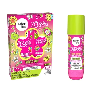 Kit Xêrosa Vibes Pop com Shampoo + Condicionador e Body Splash em Oferta na Shopee