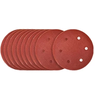 Disco de lixa 225 mm 6 furos para lixadeira MLP710H / MLP750 com 10 unidades - Menegotti em Oferta na Shopee