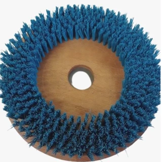 Escova de nylon para enceradeira 350 mm com frange -  047036 Rotterman em Oferta na Shopee