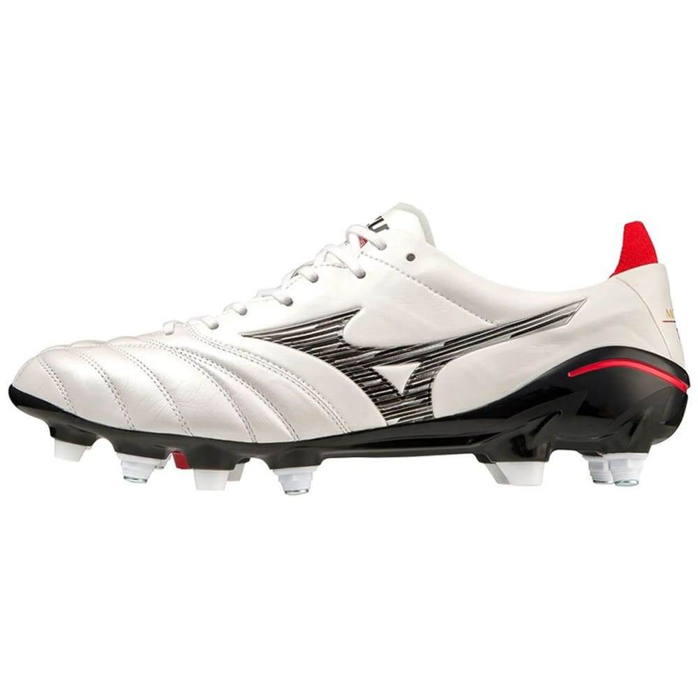 Chuteira Mizuno Campo Morelia Neo IV Japan Trava Mista Branca