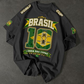 Camiseta Brasil 10 Lendas Copa Treino Seleção Brasileira Torcedor Futebol Streetwear Unissex em Oferta na Shopee