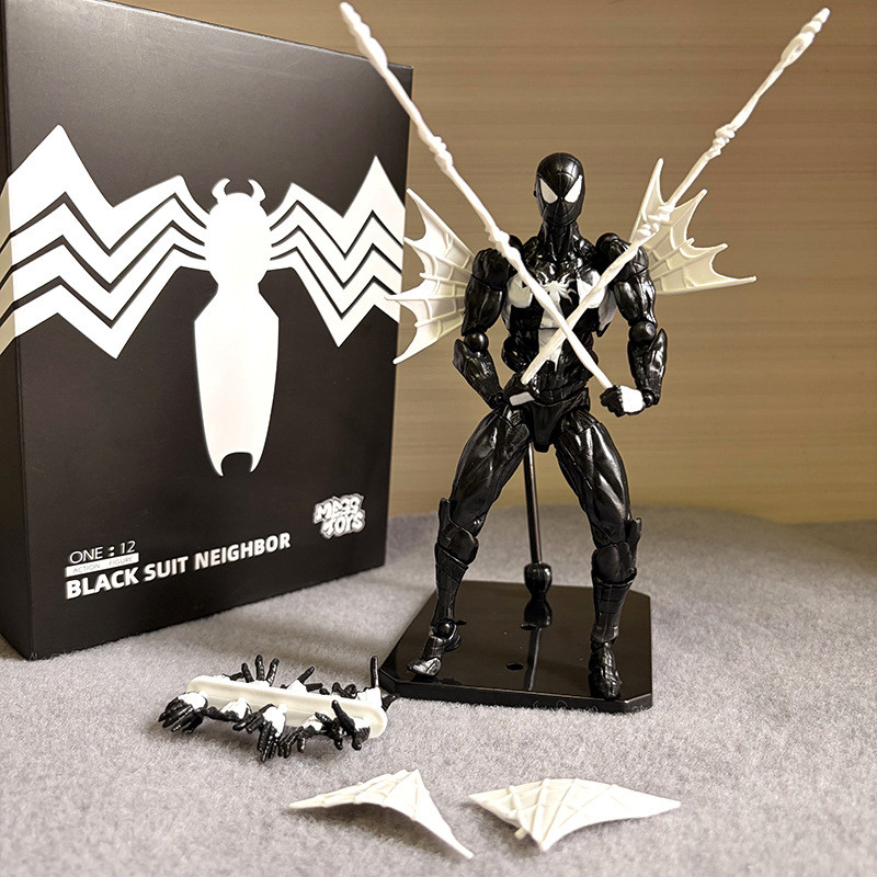 Venom Homem-Aranha 3.0 Boneco Action Figure 1/12 Versão Cinema Traja ...