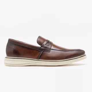 Sapato de Couro Metropolitan Bay Tan em Oferta na Shopee