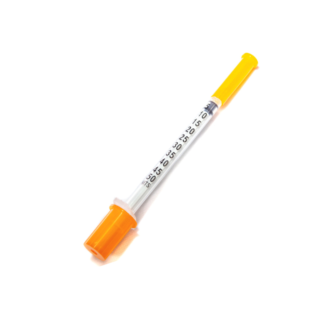 Seringa Ultrafina 0,5ml (50 ui) Insulina/botox e outros agulhas 6,0x0 ...