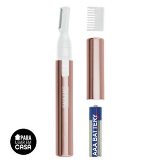Wahl Aparador de Pelos Clean  Confident Ouro Rose Original Bivolt Recarregável Compacto e ergonômico