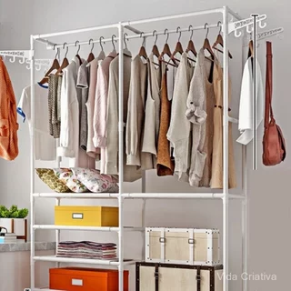 1 Pc Suporte Para Roupas,Para Quartos,Design EconôMico De EspaçO,Para Casacos,ChapéUs,Bolsas,Etc,Suporte Promoção em Oferta na Shopee