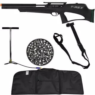 Carabina de Pressão PCP T-Rex Bullpup 5.5mm FXR279 Com Válvula Reguladora - Artemis + Capa + Chumbo + Bomba + Bandoleira em Oferta na Shopee