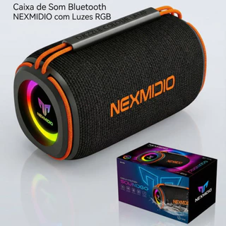 Portátil Caixa De Som Bluetooth Resistente a Água Com Alto Falante Duplo e Luz RGB Caixa De Som Com MD-B01