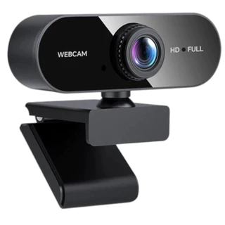 Webcam Computador Full HD câmera 1080x1920p Com Microfone 2MP USB Plug Play Home Office