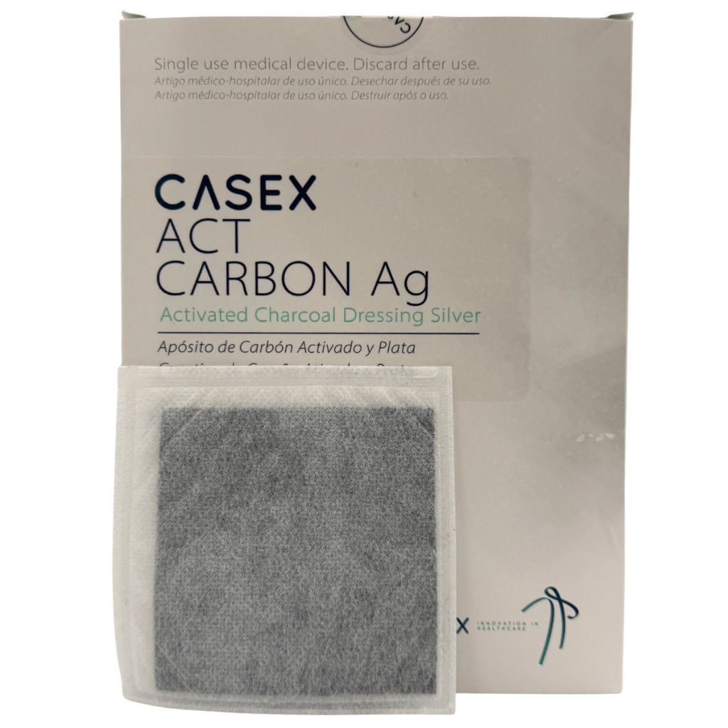Curativo C/2 Unidades de Carvão Ativado com Prata Casex Act Carbon 10 ...