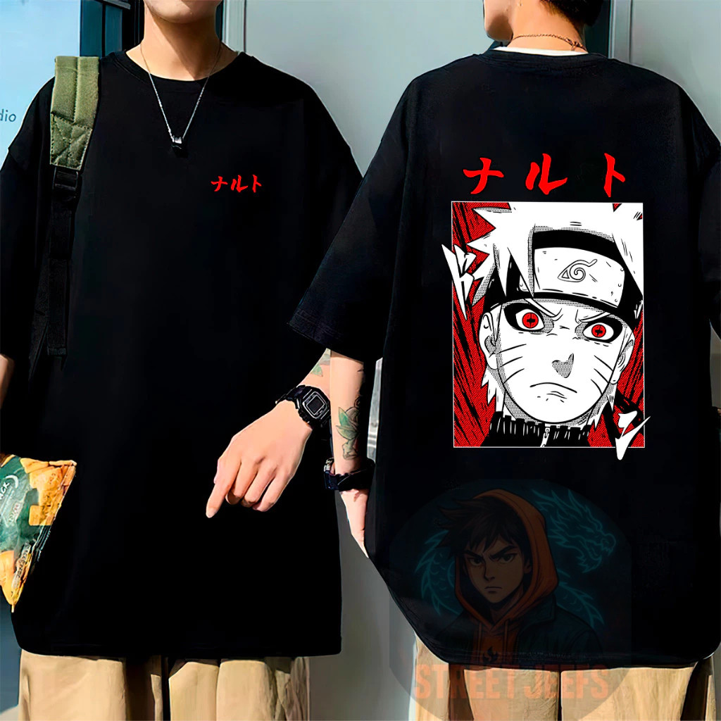 Camiseta Anime Naruto Camisa Unissex 100% Algodão Lançamento - Envio Rápido 01