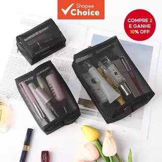 Bolsa Cosmética De Viagem Multifuncional , Organizadora De Produtos De Higiene Pessoal Em PVC À Prova D'água 3 1 em Oferta na Shopee