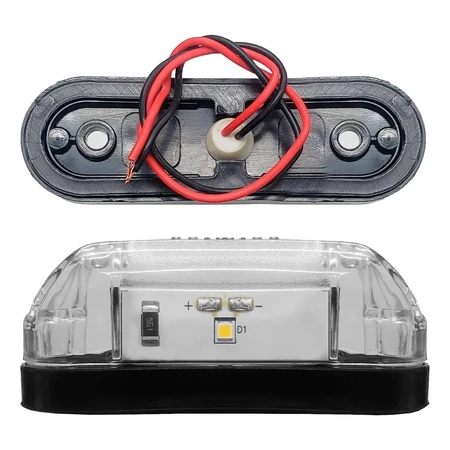 Kit Eletrico Instalação Lanterna Carretinha Reboque Engate Com Lanterna De Placa Led