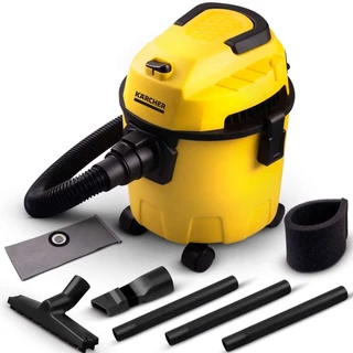 Aspirador de pó e líquido 10 litros 1.500 watts - WDL 1 Karcher em Oferta na Shopee
